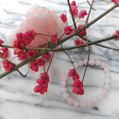 Armband Rosenquarz | Indien