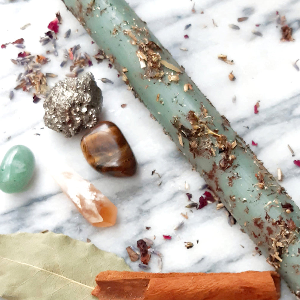 Ritualset "MONEY BOWL" für Geldfluss und Wohlstand mit Anleitung