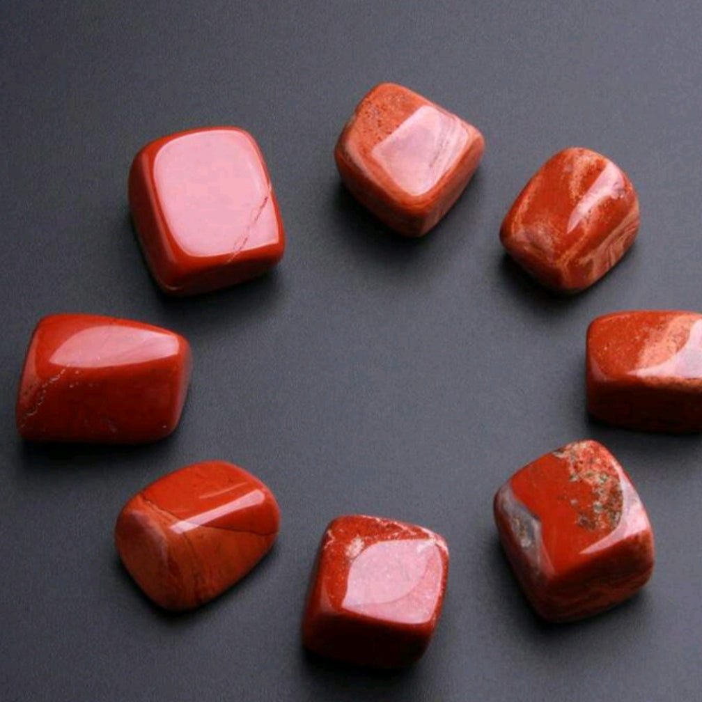 Roter Jaspis | Trommelstein | Südafrika