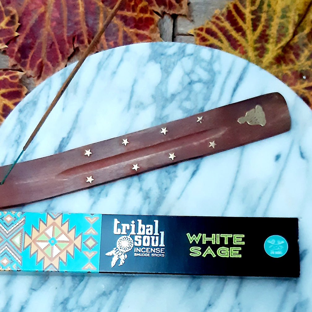 Tribal Soul Räucherstäbchen | Duft white sage | Handgemacht aus Indien