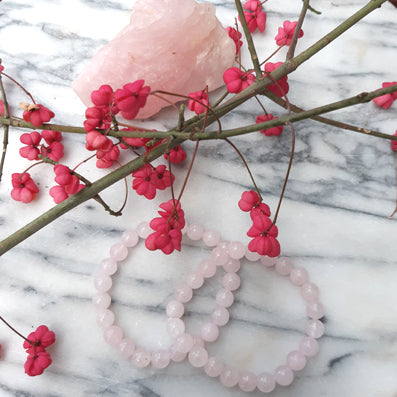 Armband Rosenquarz | Indien