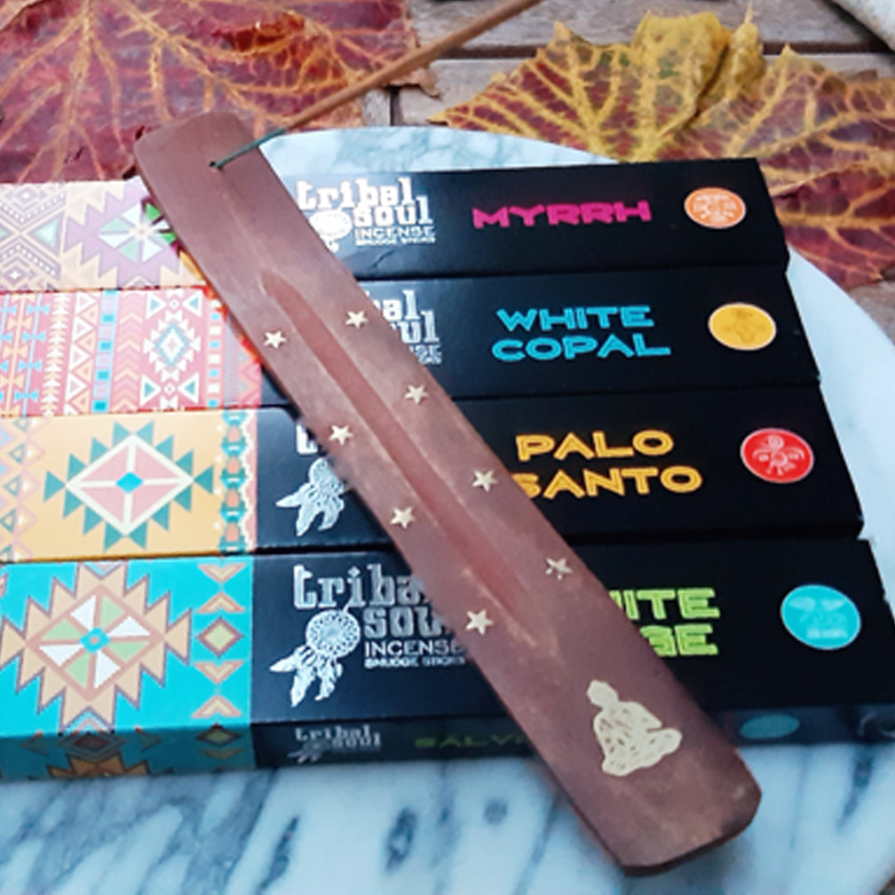 Tribal Soul Räucherstäbchen | Duft white copal | Handgemacht aus Indien